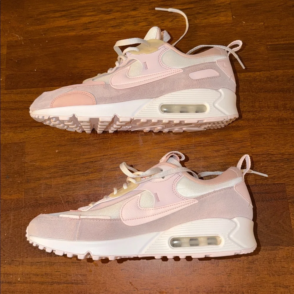 Nike Air Max 90 Futura Ladies Shoes. DM9922-104. Pink & white. Size 8.5 US - Picture 15 of 15